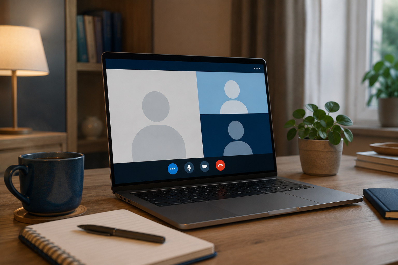 Video call di presentazione dello Smart Hospitality Check (immagine generata con intelligenza artificiale)